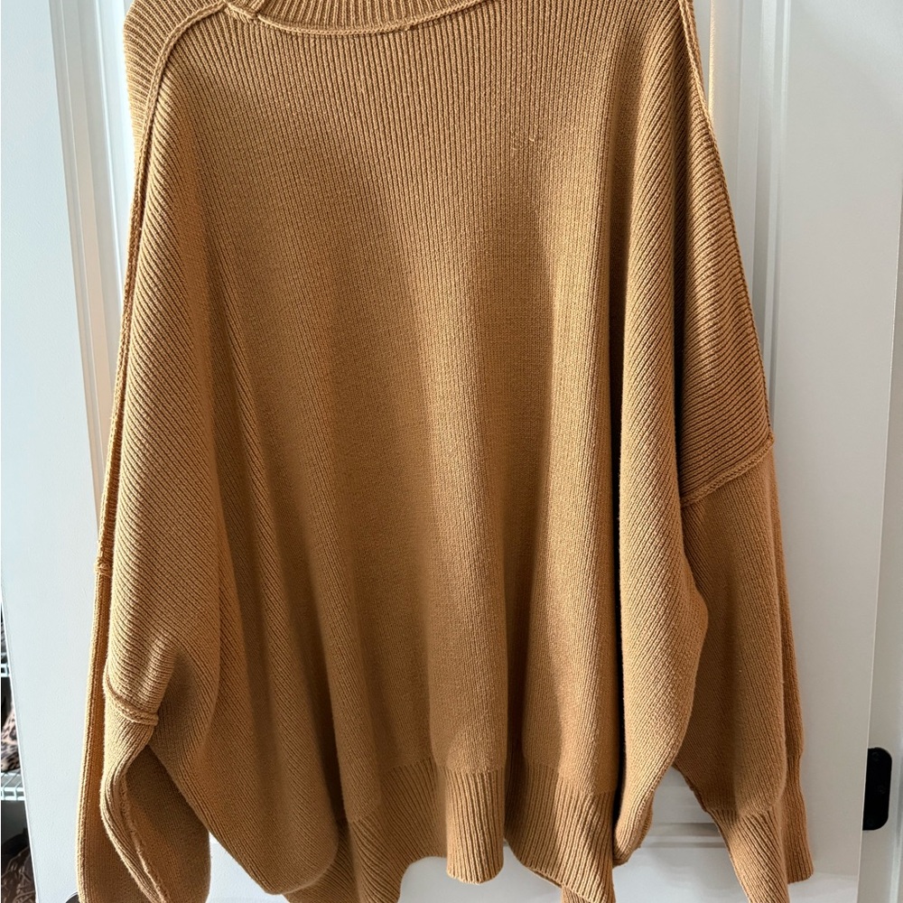 XL Cozy Camel Sweater